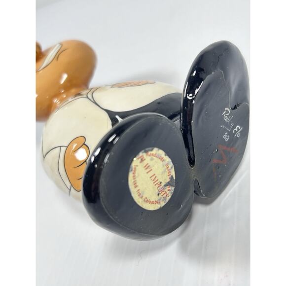 Vtg Dentist Rock Stone Figure Artist Signed Raul Y Elo 1988 Columbia Novelty - Picture 7 of 7